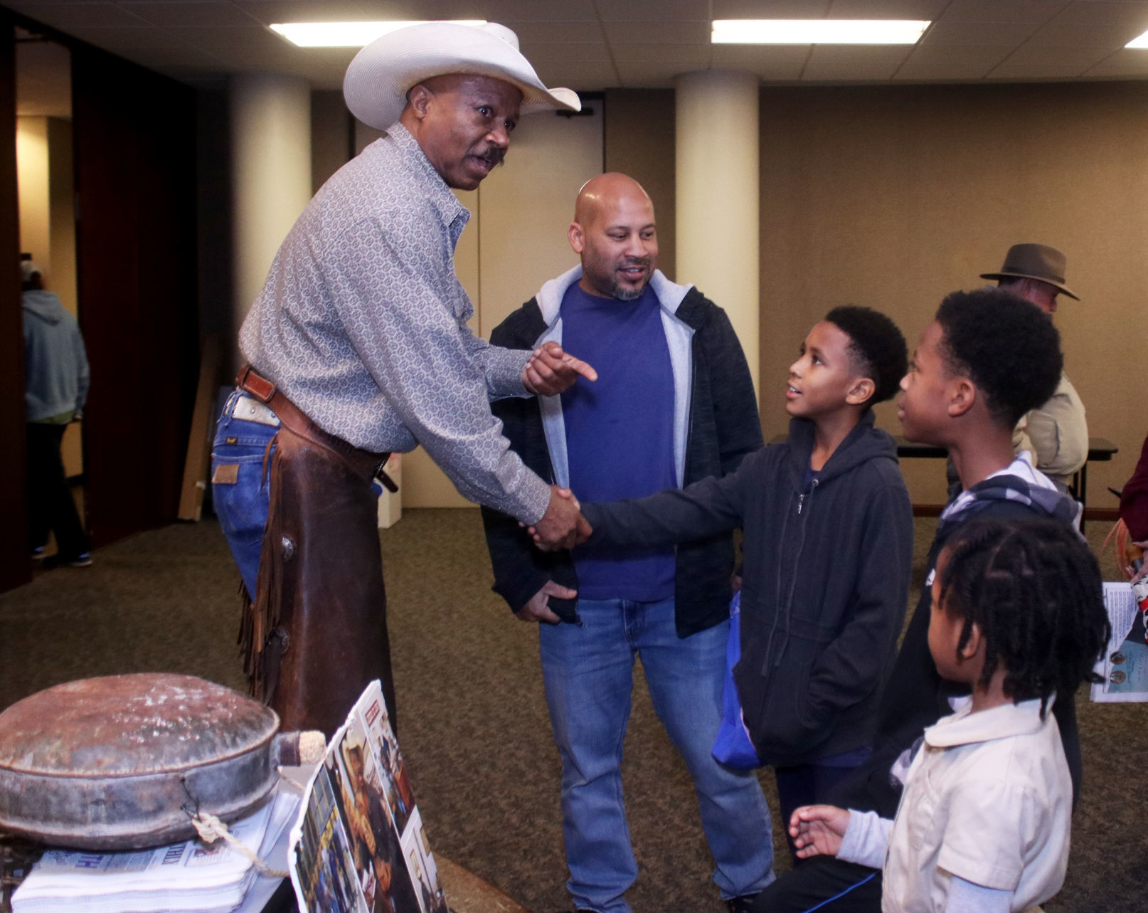 Meeting a black cowboy in person